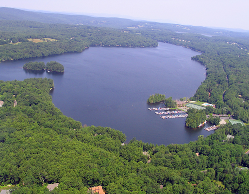 Woodridge Lake Aerial View